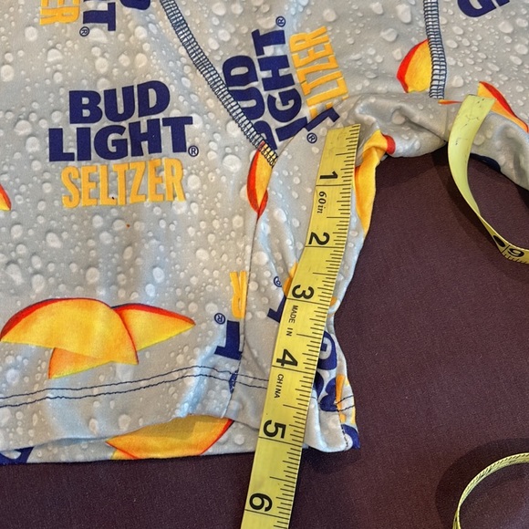 Nwot BUD LIGHT crazy boxers seltzer peach size L - Picture 4 of 5